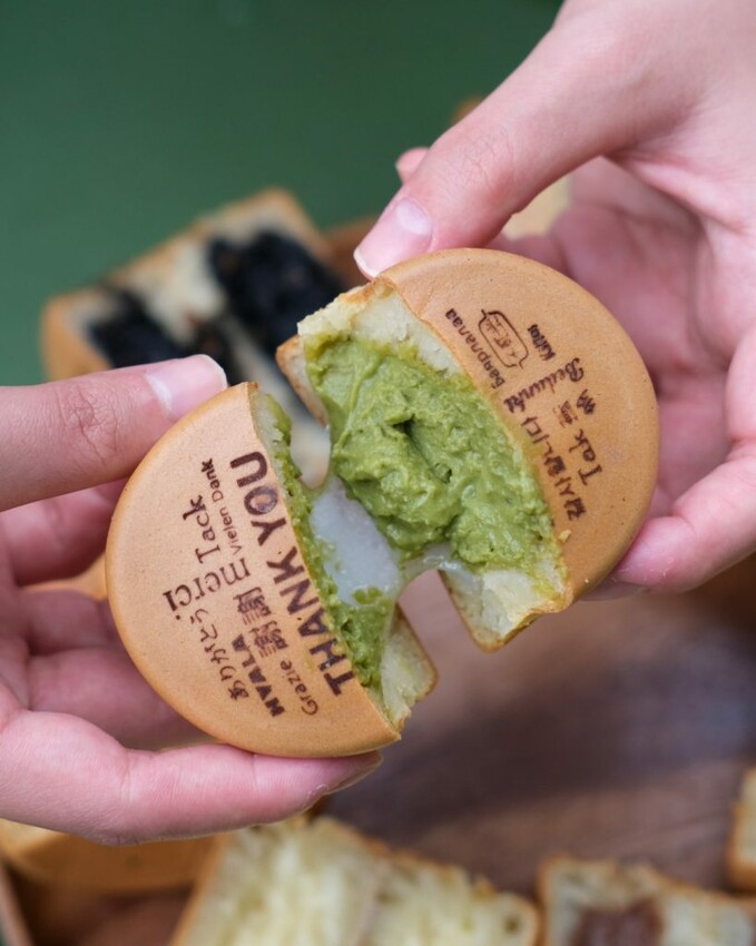 【台北美食】不貳光車輪餅｜板橋・充滿質感的文青車輪餅，擁有讓人難忘的爆餡美味 ! - 肉依小姐吃什麼