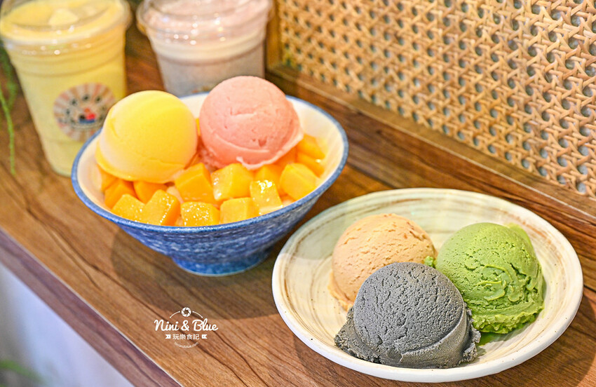 傳統復古冰店推薦,永興街天然水果綿綿冰3大球才60元