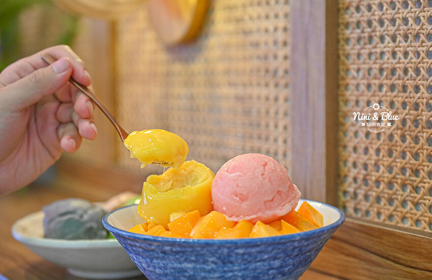 傳統復古冰店推薦,永興街天然水果綿綿冰3大球才60元