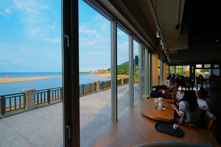 星巴克 福隆觀海門市,臨海第一排喝咖啡,無敵海景超愜意,新北