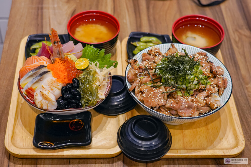 台中市東區美食，花囍家研所級日式料理！豪華海鮮丼不到400元。
