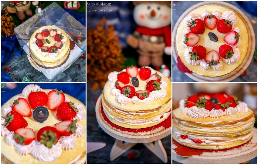 【南港下午茶】皮皮手作千層蛋糕，台北必吃草莓季甜點推薦