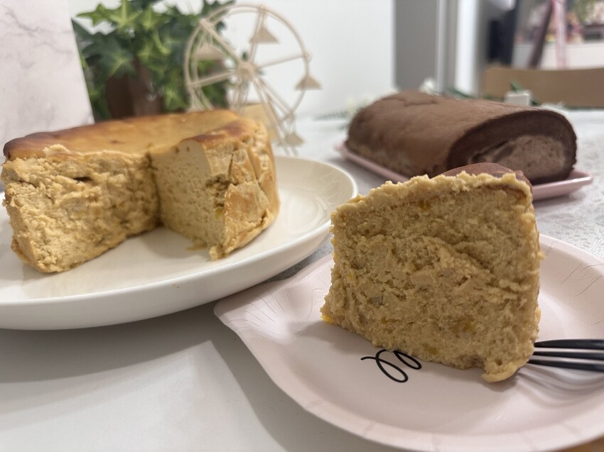 全台。宅配︱歐卡諾諾okarollroll美味的人氣宅配甜點︱台農57號地瓜巴斯克蛋糕&可可咖啡凍毛巾捲開箱