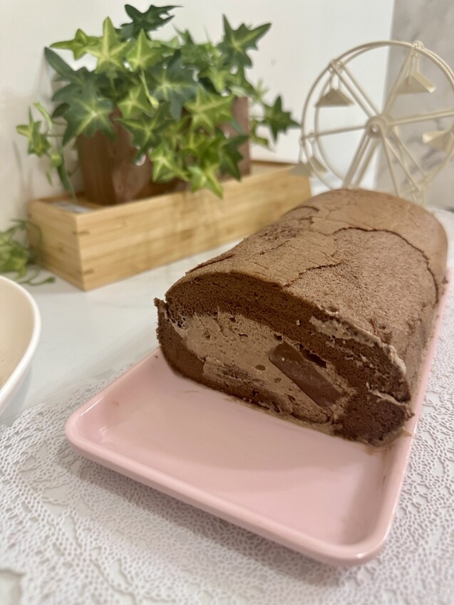 全台。宅配︱歐卡諾諾okarollroll美味的人氣宅配甜點︱台農57號地瓜巴斯克蛋糕&可可咖啡凍毛巾捲開箱