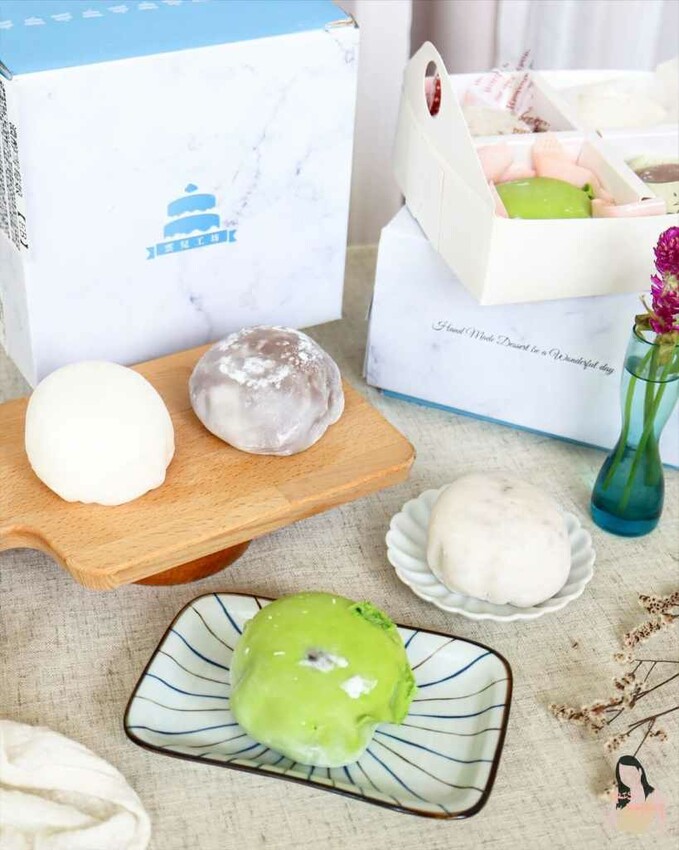 雲兒工坊多種創意口味雪莓娘，生乳冰搭配軟Q麻糬皮。送禮自用都適合 – Iris eating