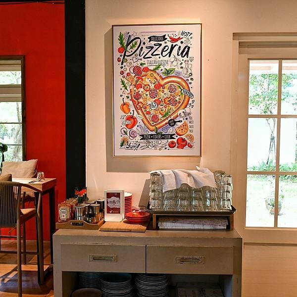 【台北士林】阿緹卡Pizza專賣店 Antica 58  | 美式建築庭園餐廳，羅馬式方形披薩，實驗室DIY冰咖啡，無限享用的氣泡水，經典義式甜點，2022菜單