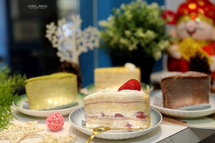 網友激推CP值超高！連不吃甜點都愛的30層手作千層蛋糕｜2度C倪菓NI GUO手作千層蛋糕(豐原廟東夜市)