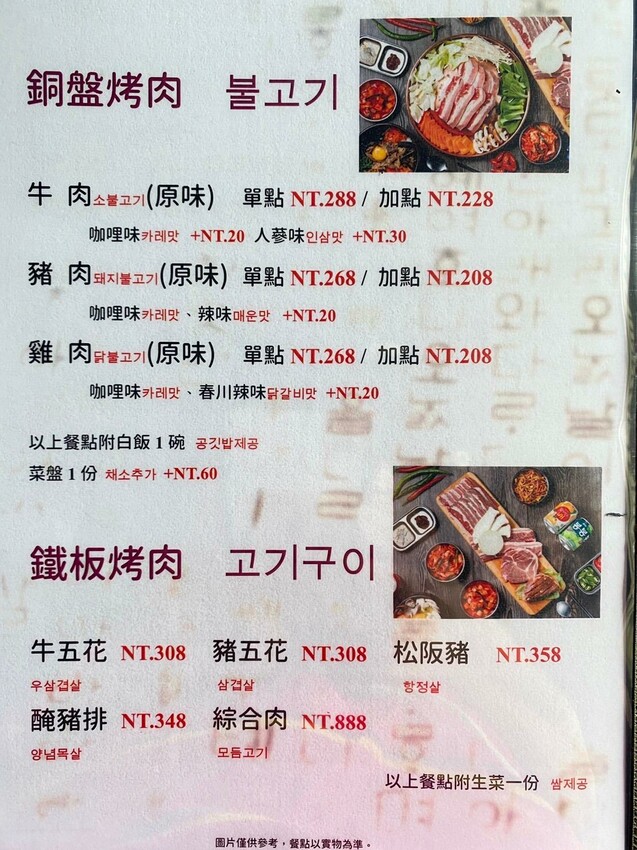 【美食】「歐巴韓僑館」小菜吃到飽，樹林韓式烤肉推薦、樹林火車站美食推薦、樹林韓國料理推薦 (附菜單)