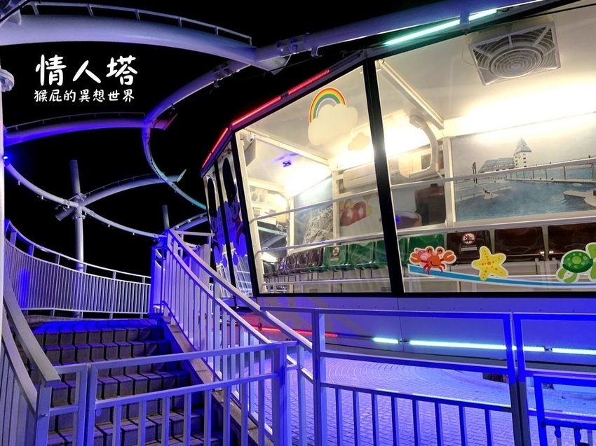 【新北淡水】全台唯一360度旋轉觀景情人塔超級浪漫！台北百萬夜景淡水情人塔！台北淡水情人塔優惠門票Klook雙人票只要299元！韓國有首爾塔，台灣有情人塔！（福容大飯店設施、淡水漁人碼頭） @猴屁的異想世界