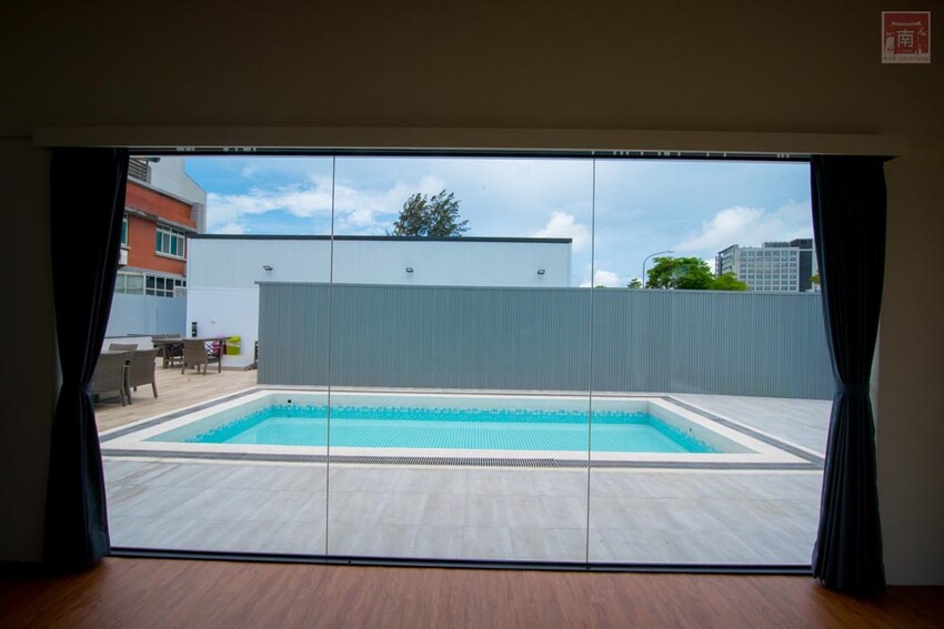 【臺南住宿】百坪獨棟villa民宿｜安平包棟住宿｜室外庭園泳池｜BBQ設施｜烹煮設備~~拾光旅宿世平二館 - 南人幫