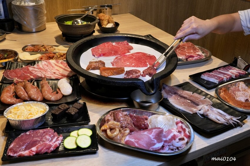 林口龜山燒烤推薦｜豬對有燒烤吃到飽林口文化店～韓式烤肉．火鍋無限吃到飽，當月壽星用餐本人享85折優惠