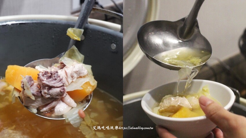 這家鐵板燒沒有豆芽菜！套餐185元內用飯、湯、杜老爺和紅茶無限供應，湯超多料耶