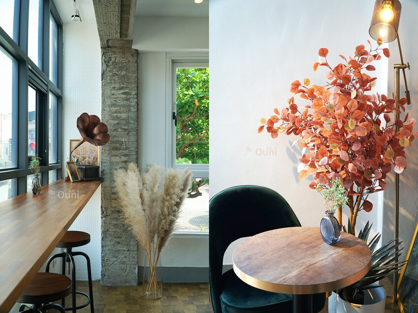 茉莫La monmon | 台中早午餐推薦。霧峰區浪漫植感點綴下，默默營造恬然愜意的用餐環境