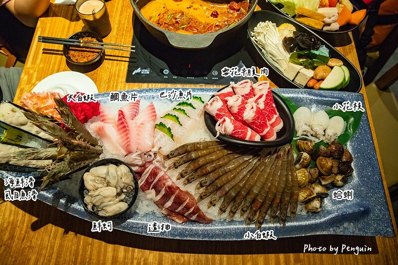 台南．中西區．最歡樂最大火鍋集團．樂多多集團．肉多多火鍋大遠百公園店．三人行，必有麻辣吃．三份套餐即贈一鍋爆炒川府麻辣鍋。