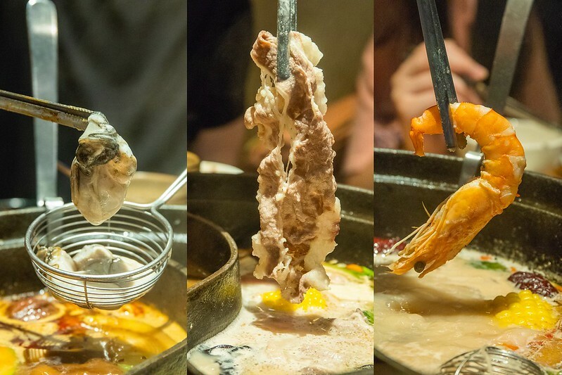 台南．中西區．最歡樂最大火鍋集團．樂多多集團．肉多多火鍋大遠百公園店．三人行，必有麻辣吃．三份套餐即贈一鍋爆炒川府麻辣鍋。