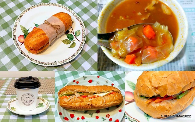 「Le Banh Mi 樂粄米」敦敦北店(Vietnam & French  mix-style sandwich), March 21, Taipei, Taiwan, SJKen, 2022