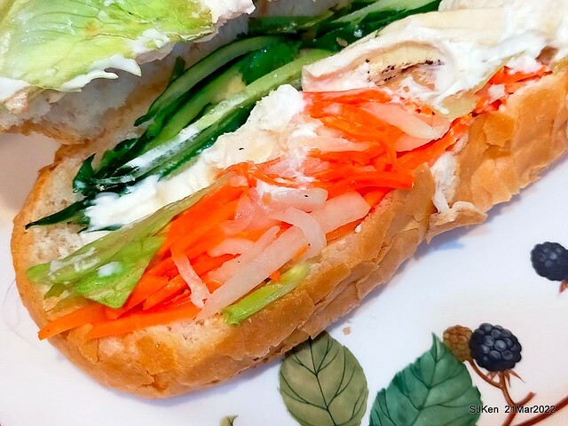 「Le Banh Mi 樂粄米」敦敦北店(Vietnam & French  mix-style sandwich), March 21, Taipei, Taiwan, SJKen, 2022