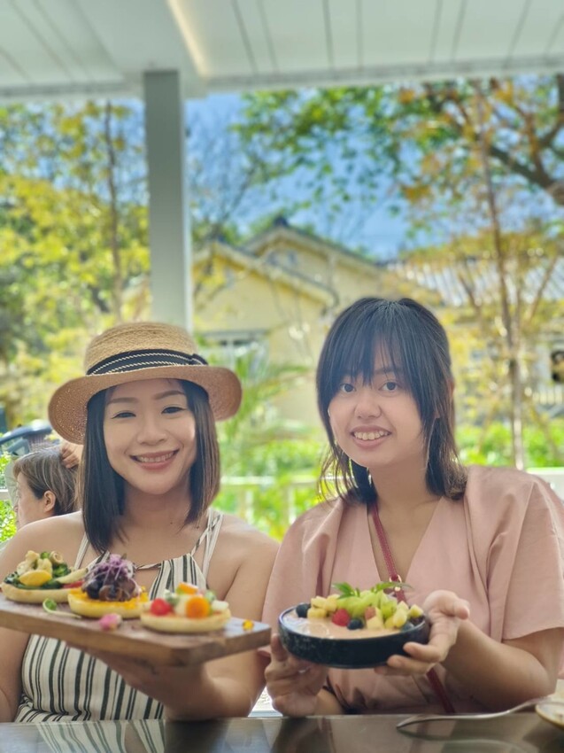 377317.jpg - 【台北.士林】陽明山蔬食餐廳推薦。快樂鳥蔬食餐廳。寵物友善可落地不能坐椅子。開心果棉花糖比薩