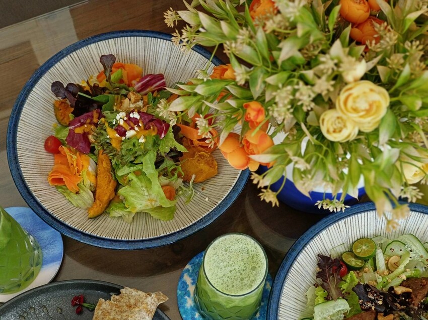 377441.jpg - 【台北.士林】陽明山蔬食餐廳推薦。快樂鳥蔬食餐廳。寵物友善可落地不能坐椅子。開心果棉花糖比薩