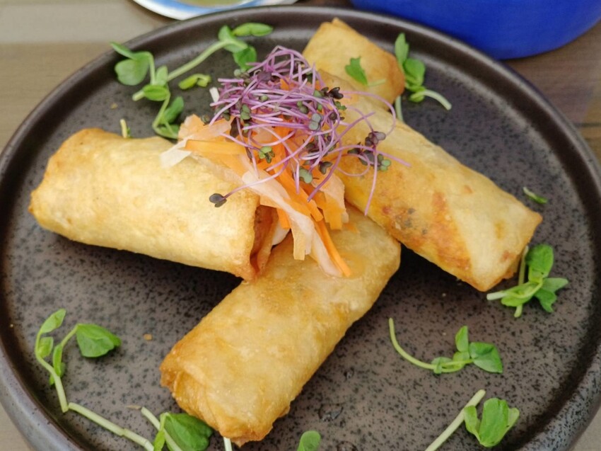 377447.jpg - 【台北.士林】陽明山蔬食餐廳推薦。快樂鳥蔬食餐廳。寵物友善可落地不能坐椅子。開心果棉花糖比薩