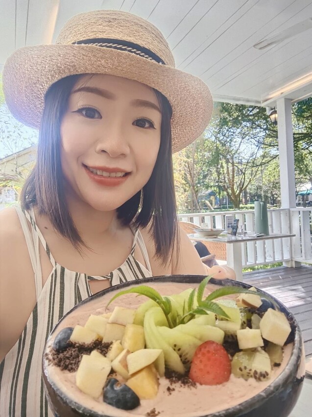 377319.jpg - 【台北.士林】陽明山蔬食餐廳推薦。快樂鳥蔬食餐廳。寵物友善可落地不能坐椅子。開心果棉花糖比薩