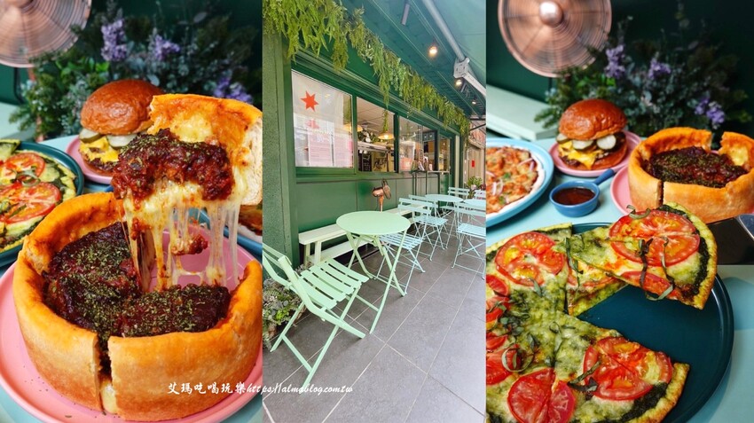 芝加哥深盤披薩超誇張！起司都拉不完，170元就能吃到道地薄披薩，主廚畢業藍帶學院，還曾任職美國五星級飯店廚師，4.9顆星超強