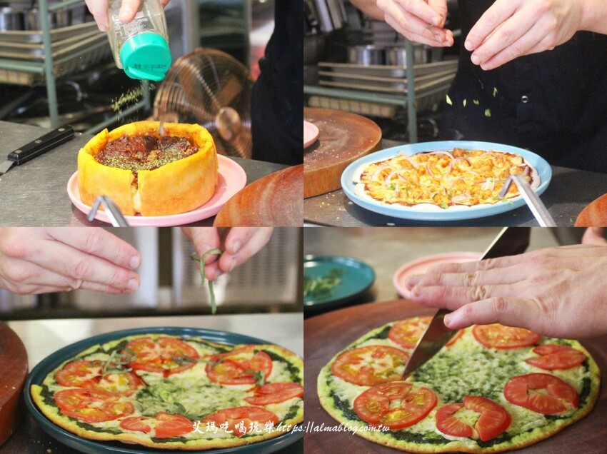 芝加哥深盤披薩超誇張！起司都拉不完，170元就能吃到道地薄披薩，主廚畢業藍帶學院，還曾任職美國五星級飯店廚師，4.9顆星超強