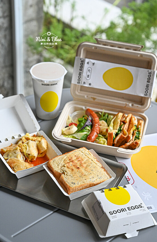 SOORI EGGS 酥力蛋餅 | 台中西屯酥皮蛋餅、肉蛋吐司，台灣傳統美食也能變成時髦早餐咖啡館 @Nini and Blue  玩樂食記