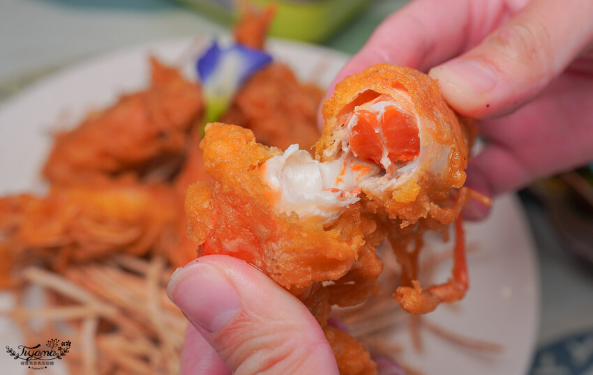 屏東美食|屏東景點《黃金蝦無毒泰國蝦餐廳》吃泰國蝦料理~免費玩旋轉木馬、小火車,親子友善餐廳 @緹雅瑪 美食旅遊趣