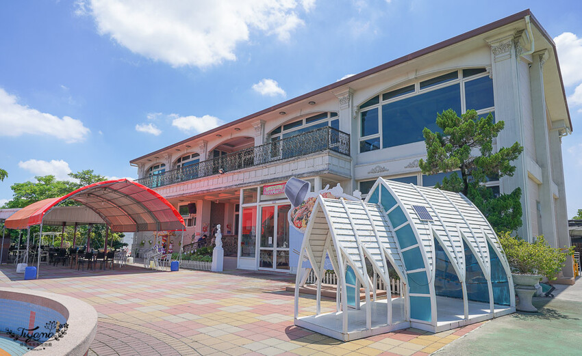 屏東美食|屏東景點《黃金蝦無毒泰國蝦餐廳》吃泰國蝦料理~免費玩旋轉木馬、小火車,親子友善餐廳 @緹雅瑪 美食旅遊趣