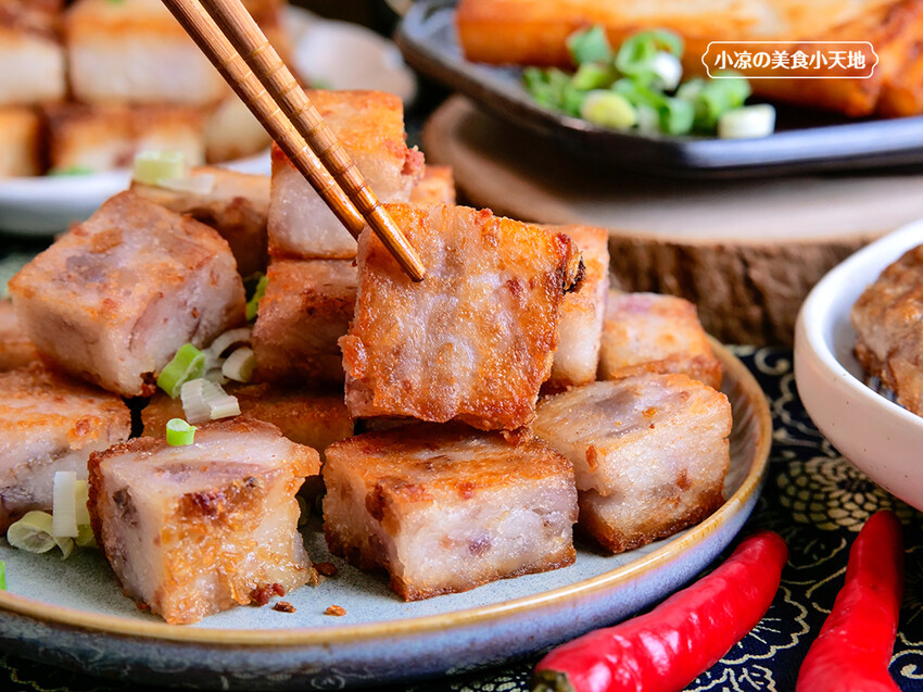 台中李記珍愛美食 | 古早味手作蘿蔔糕，純米漿製作，回購率超高的國民小吃。滷鴨翅、油雞、珍珠丸也很推呦。