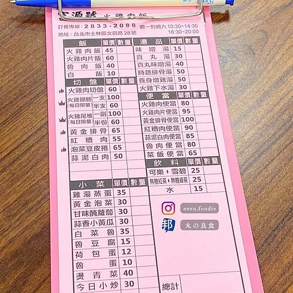 富源號火雞肉飯｜士林平價雞肉飯推薦 @neru.foodie / 丸の良食