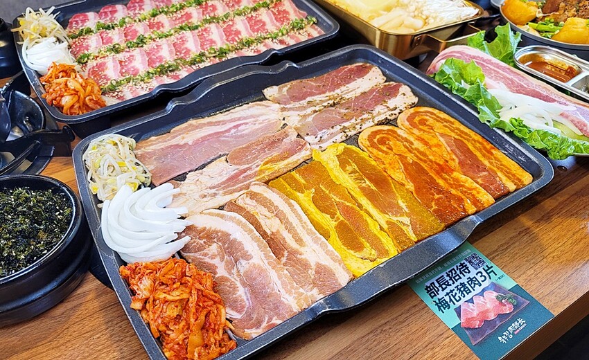 瘋狂牽絲！你來挑戰嗎？台中平價烤肉鍋物推新品！金磚起司部隊鍋、馬鈴薯豬骨湯，一個人來也可以吃道地韓餐！