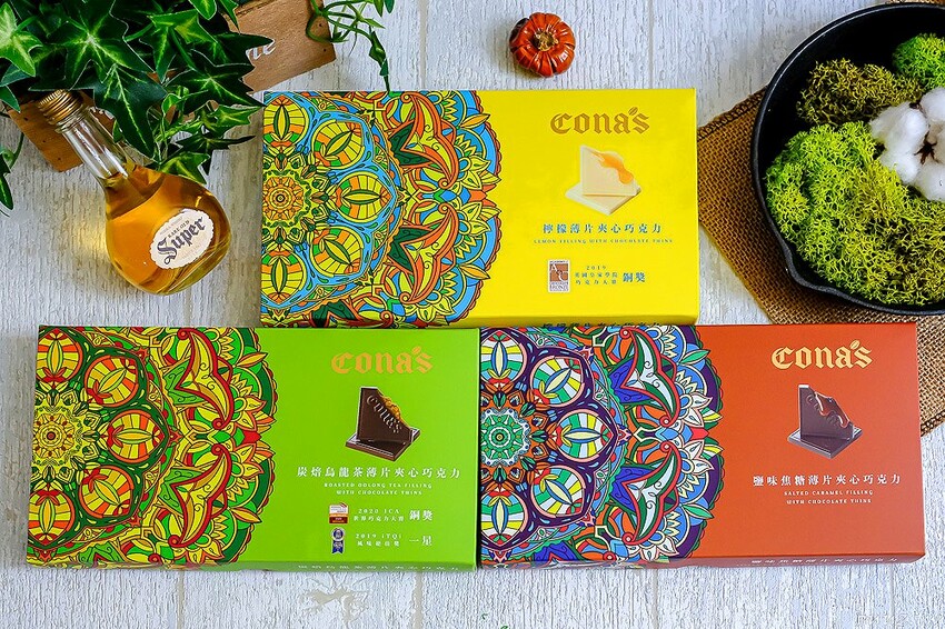 星座巧克力夢幻璀璨禮盒，知名妮娜巧克力設新櫃，金牌乾果巧克力酸甜好滋味，超薄巧克力爆漿新奇口感！