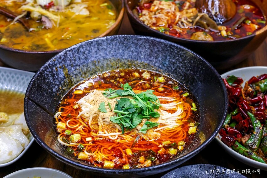 台北市中山區【台北川菜料理】魚紅苑重慶烤魚,中山區四川餐廳推薦