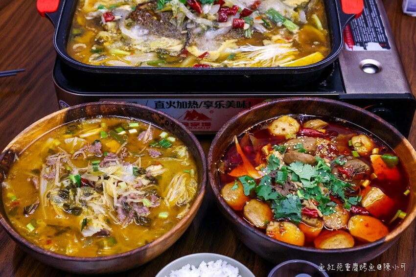 台北市中山區【台北川菜料理】魚紅苑重慶烤魚,中山區四川餐廳推薦