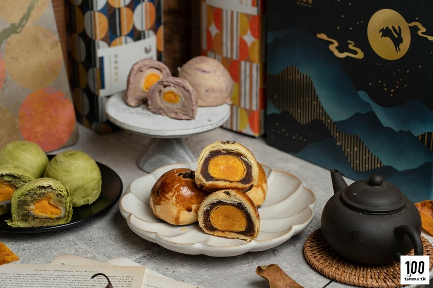 【宅配美食】冊子 x 麥麥冊｜中秋應景還得是你！紅豆、芋香、抹茶蛋黃酥從口味到包裝都圈粉！ | 別墅裡的 100 種味道