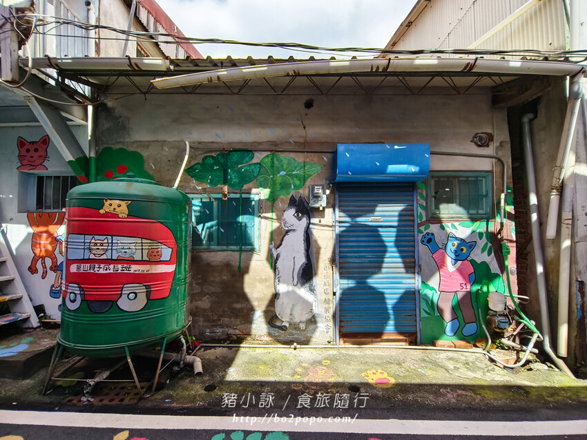 高雄。甲仙》仙香飲食店。老字號餐廳(米其林必比登)+貓巷彩繪順遊