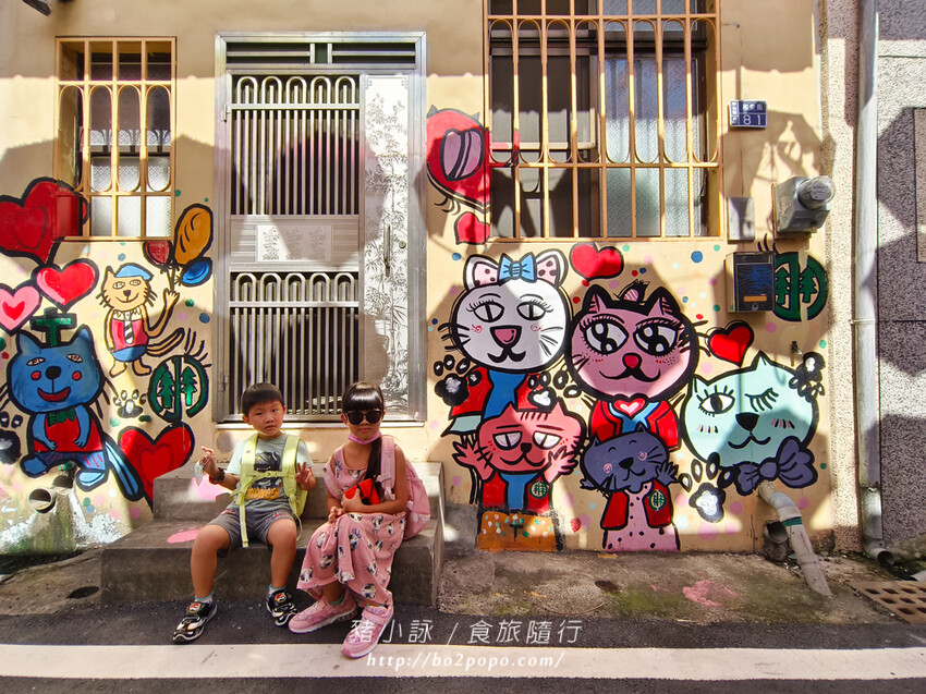 高雄。甲仙》仙香飲食店。老字號餐廳(米其林必比登)+貓巷彩繪順遊