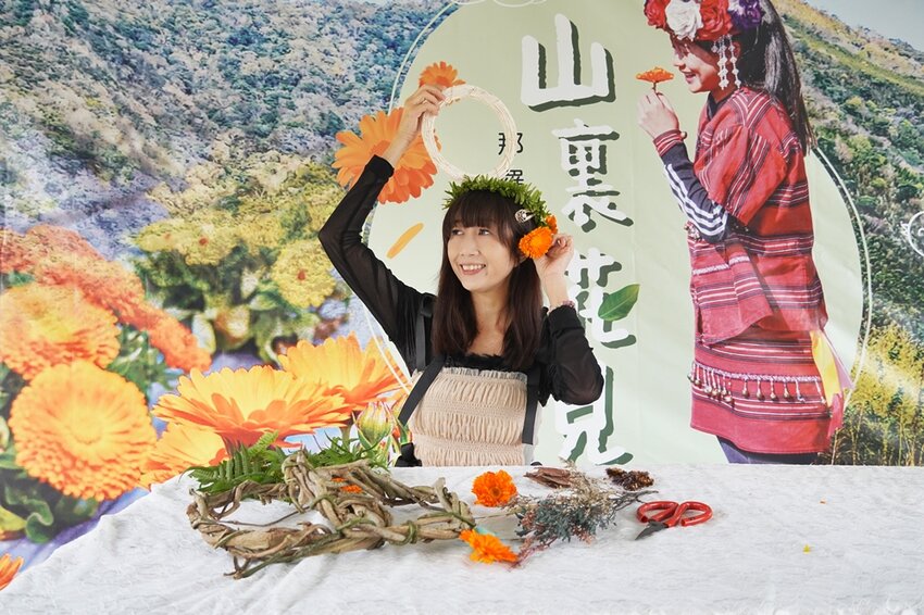 新竹尖石鄉秘境 那羅山谷裡的金盞花海 『 山裏花見那羅灣金盞花季』那羅灣休閒農業區 - 安妮的天空