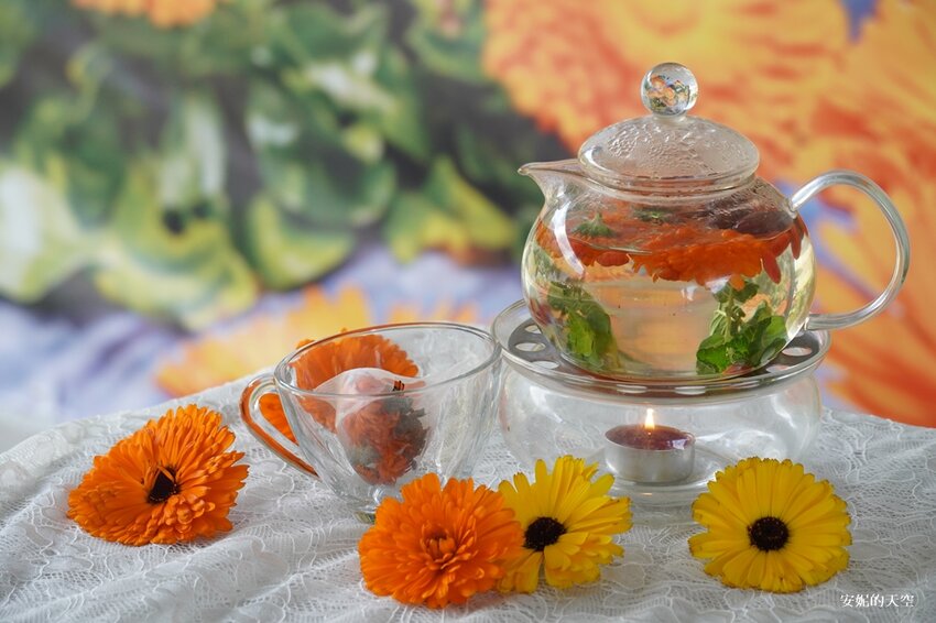 新竹尖石鄉秘境 那羅山谷裡的金盞花海 『 山裏花見那羅灣金盞花季』那羅灣休閒農業區 - 安妮的天空