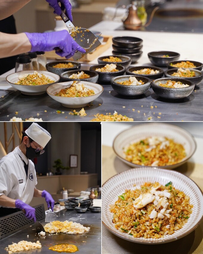 一位難求的「明水然·樂」無菜單鐵板燒，現在新竹也吃得到啦！1600元套餐就能讓你吃到活體龍蝦三吃、日本生食級干貝、和牛漢堡、桂丁雞等等14道精緻料理！ - 阿華田的美食日記