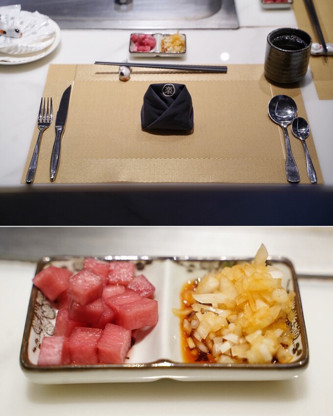 一位難求的「明水然·樂」無菜單鐵板燒，現在新竹也吃得到啦！1600元套餐就能讓你吃到活體龍蝦三吃、日本生食級干貝、和牛漢堡、桂丁雞等等14道精緻料理！ - 阿華田的美食日記