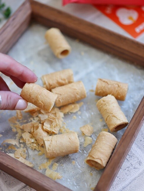 【宅配食記】來自五星級『大武山牧場』AA級履歷雞蛋的蛋入蛋捲,蛋香濃郁超涮嘴,三種口味一次滿足,回購率100%,中秋蛋捲禮盒限量搶購。