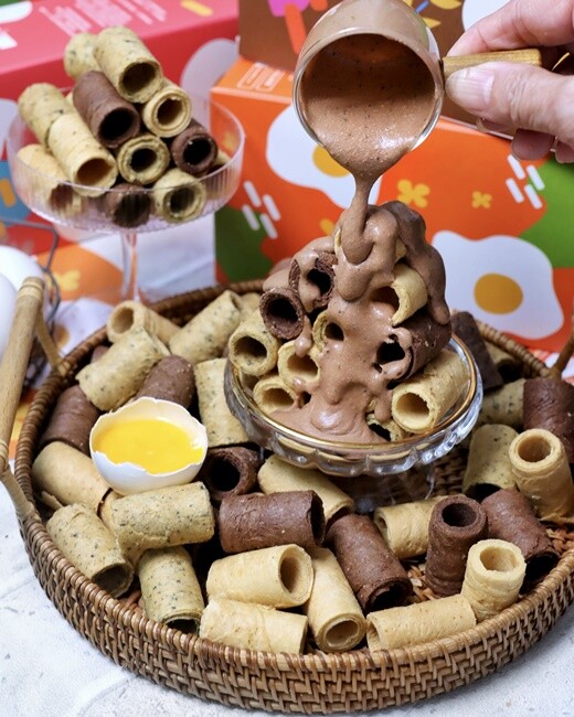 【宅配食記】來自五星級『大武山牧場』AA級履歷雞蛋的蛋入蛋捲,蛋香濃郁超涮嘴,三種口味一次滿足,回購率100%,中秋蛋捲禮盒限量搶購。