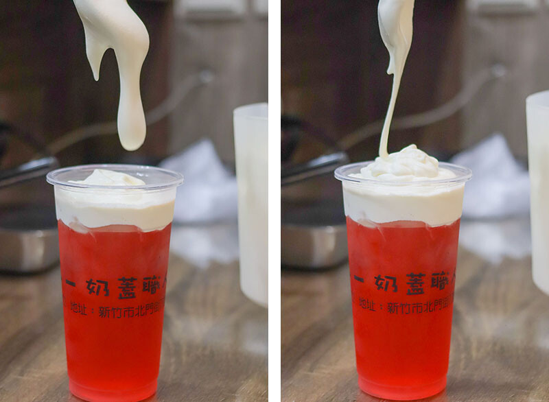 白鬍子奶蓋職人 | 北門街上的新竹奶蓋品牌，用勺子來堆奶蓋，居然還有$30元的醇茶茶飲！