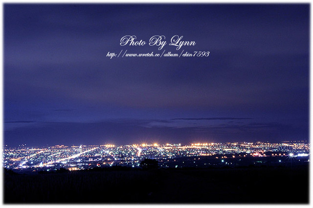 尋找小時記憶：台中都會公園【180°月老夜景】大肚山