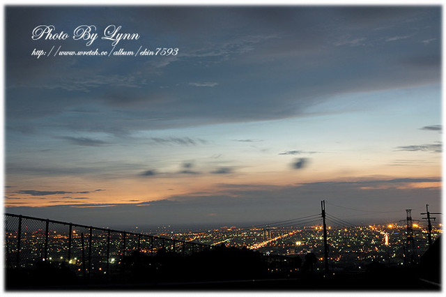 尋找小時記憶：台中都會公園【180°月老夜景】大肚山