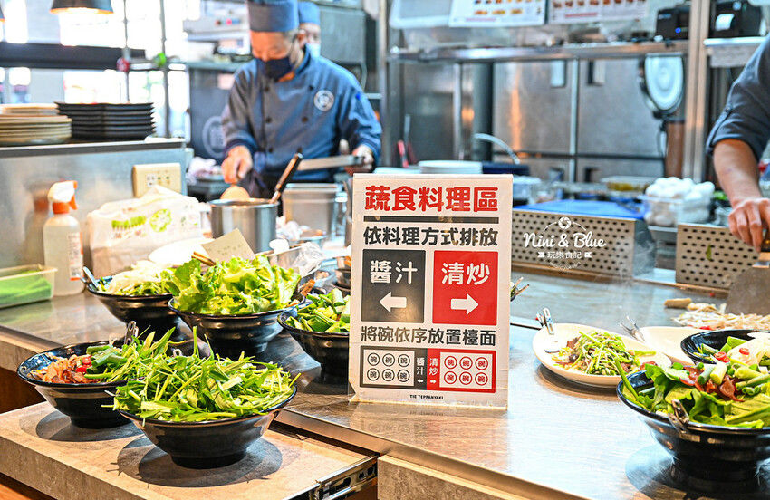 台中鐵板燒吃到飽,超值午餐189元就有野菜放題、自助吧吃到飽 -妮妮布魯
