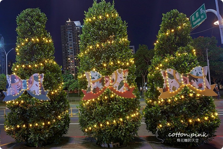 勤美天地聖誕村開村啦!科技感聖誕樹白天晚上都好拍~消費可抽GOGORO唷!